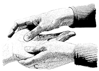 Massage de la main